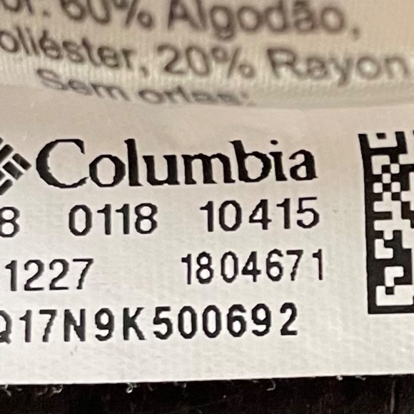 Columbia women’s t-shirt 3/4 sleeves red with sheet print, size XL, red - Picture 4 of 8